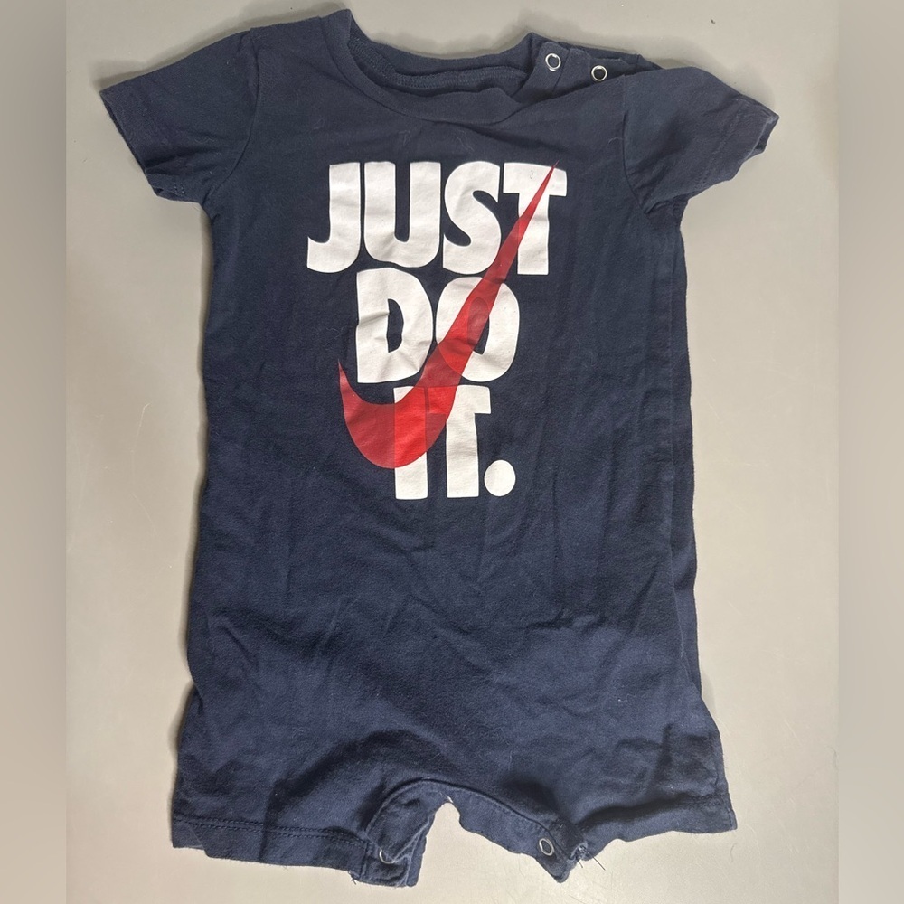 Nike Blue Baby Romper
